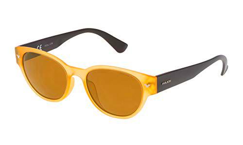 Police SPL15152760G Gafas de Sol, Transparente, 15 para Hombre