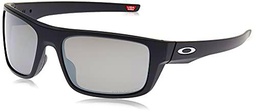 Oakley Drop Point Gafas de Sol, Hombre, Negro (Matte Blac/Prizmblackpolarized), 61