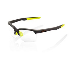 100 Percent SPORTCOUPE-Soft TACT Cool Grey-PHOTOCHROMIC Lens Gafas