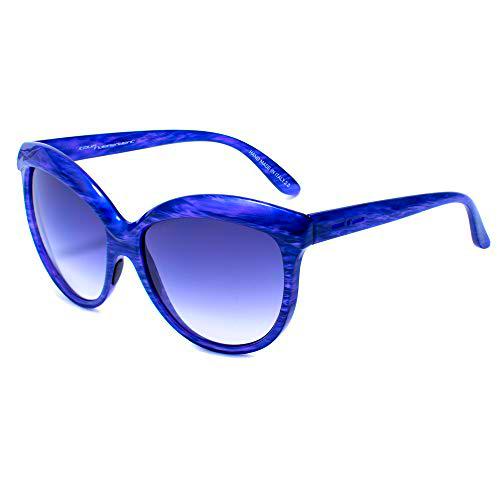 italia independent 0092-BH2-017 Gafas de sol, Deportivas, 58, Azul