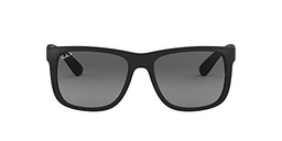 Ray-Ban Justin RB4165 - Gafas de sol Unisex, Negro (601/8G Black Gradient), 54 mm