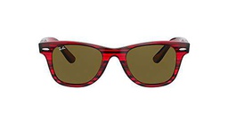 Ray-Ban 0RJ9066S Gafas, Striped Red, 47 Unisex