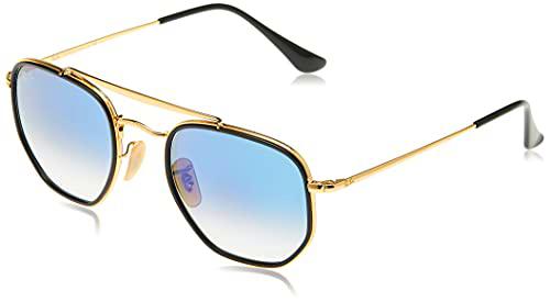 Ray-Ban 0RB3648M Gafas de Sol, Gold, 52 Unisex