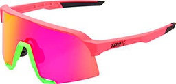 100% S3-Matte Washed out Neon Pink-Purple Multilayer Mirror Lens