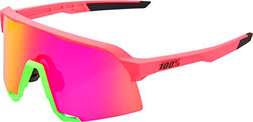 100% S3-Matte Washed out Neon Pink-Purple Multilayer Mirror Lens