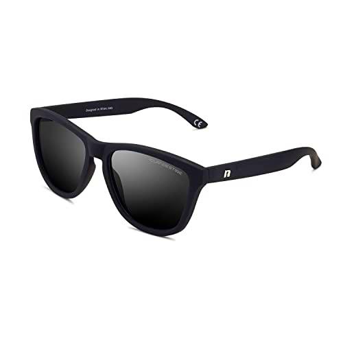 CLANDESTINE Model Matte Black N - Gafas de Sol de Nylon HD de Hombre &amp; Mujer