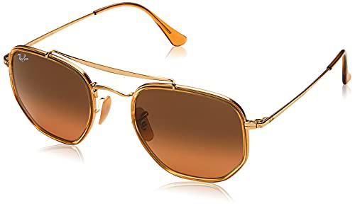 Ray-Ban 0RB3648M Gafas de Sol, Gold, 52 Unisex