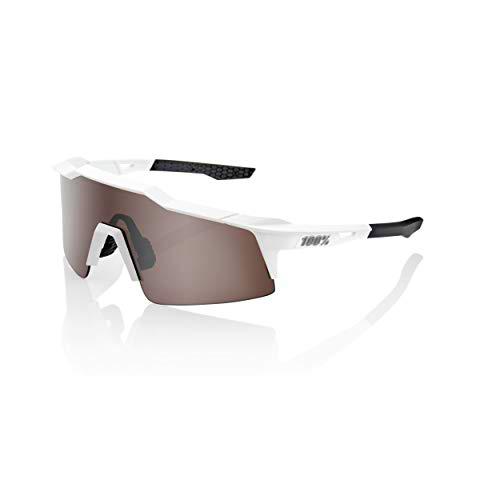 100% SPEEDCRAFT SL-Matte White-Hiper Silver Mirror Lens