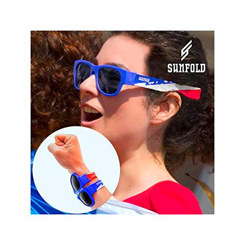 Sunfold Mundial France Gafas de Sol Enrollables, Unisex Adulto