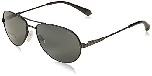 Polaroid PLD 2100/s/x Sunglasses, 003/UC Matt Black, 56 Mens