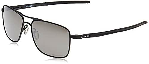 Oakley Gauge801 Gafas de Sol, Powder Coal, 57 para Hombre