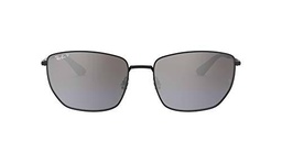 Ray-Ban RB3653 Gafas, Negro, 60 Unisex Adulto