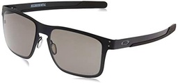 Oakley 0OO4123 Gafas de Sol, Matte Black, 55 para Hombre