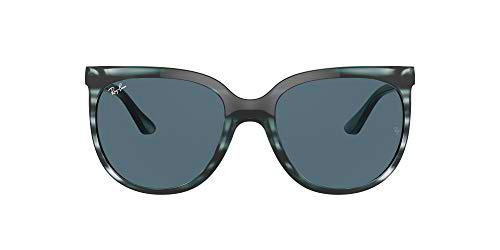 Ray-Ban 0RB4126 Gafas, Striped Blue Havana, 57 Unisex