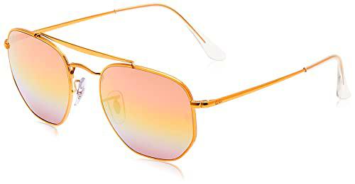 Ray-Ban 0Rb3648, Gafas de Sol Unisex Adulto, Marrón (Pink Gradient Mirror), 51