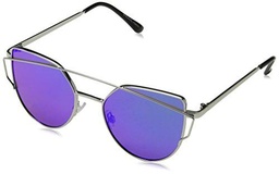 Eyelevel Erin Gafas de sol, Plateado (Silver/Blu Mirror)