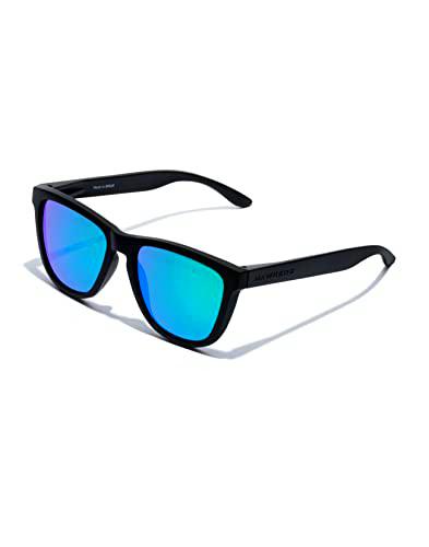 HAWKERS One Raw Gafas, Black · Emerald, Talla única Unisex Adulto