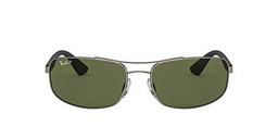 Ray-Ban Rb3527 Gafas de Sol, Matte Gunmetal, 61 para Hombre