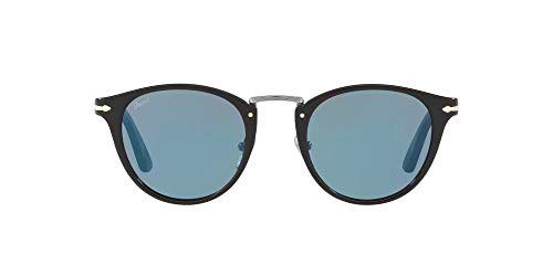 Persol 0PO3108S Gafas de sol, Wrap, 49, Black