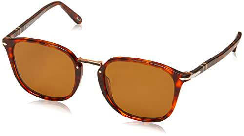 Persol 0Po3186S 24/57 51 Gafas de Sol, Marrón (Havana/Brownpolarized), Hombre