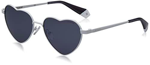 Polaroid 6124/s Sunglasses, VK6/EX White, 54 Womens