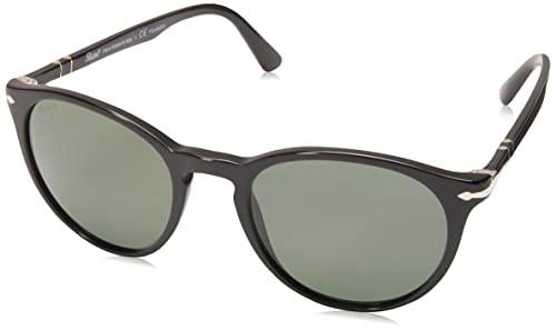 Persol 0Po3152S 901458 52 Gafas de Sol, Negro (Black/Polargreen), Hombre