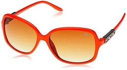 Dice - Gafas de Sol para Mujer Naranja Shiny Solid Dark