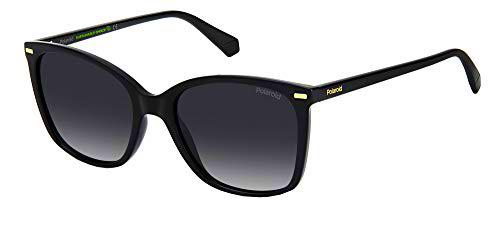 Polaroid PLD 4108/s Sunglasses, 807/WJ Black, 55 Womens