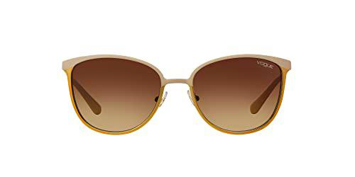 Vogue 0Vo4002S Gafas de Sol, Matte Beige/Brushed Gold