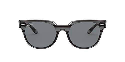 Ray-Ban 0RB4368N Gafas de Sol, Stripe De Grey Havana, 40 Unisex