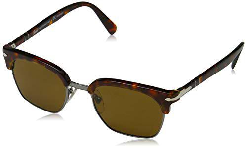 Persol 0PO3199S Gafas de sol, Rectangulares, 52, Havana