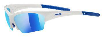 Uvex Sportbrille Sunsation Gafas, Unisex, Blanco/Azul