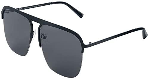 Urban Classics Gafas de Sol Carolina, Negro/Negro, Talla única Unisex Adulto