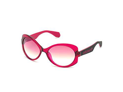 adidas OR0020 Gafas, Shiny Fuxia/Bordeaux Mirror, 56 para Mujer