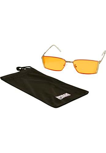 Urban Classics Gafas de Sol Ohio, Naranja/Plateado