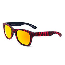 italia independent 0090-ZEF-053 Gafas de Sol, Rojo, 55 Unisex