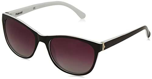 POLAROID P8339 Gafas, Nero Bianco, 55 para Mujer