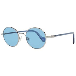 MONCLER ML0057 14V 49 Gafas de Sol, Gris (Rutenio Chiaro Luc/BLU)