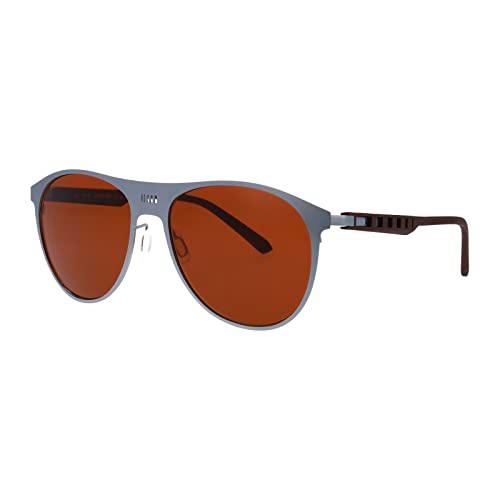 rh+ RH896S04 Gafas de Sol, Gun Metal Brown, 58 17 145 para Hombre