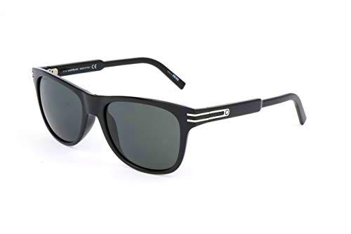 Montblanc Mont Blanc Gafas de Sol, Negro (Black), 56.0 Unisex Adulto