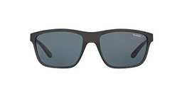 Arnette Booger, Gafas de Sol para Hombre, Gris (Transparente Grey), 61