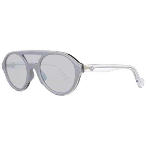 MONCLER ML0052 22C 00 Gafas de Sol, Blanco (Bianco/Cristallo)