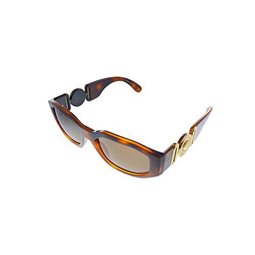 Versace 0VE4361 Gafas de Sol, Havana, 53 Unisex