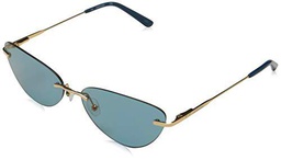 Calvin Klein CK19124S Lunettes de Soleil, Turquoise, 5915 Femme