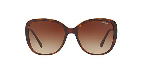 Vogue 0Vo5154Sb Gafas de Sol, Dark Havana, 56 para Mujer