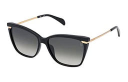 TOUS STOA93 Gafas, Shiny Black, 57 para Mujer