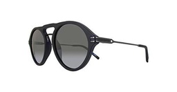 Montblanc Mont Blanc MB716S-02C-52 Gafas de Sol, Negro (Matte Black/Smoke Mirror)