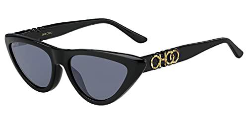 Jimmy Choo Sparks/G/S U1 Gafas, Black/GY Grigio, 55 Mujeres