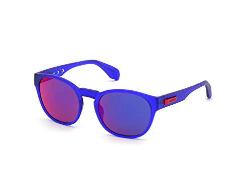 adidas OR0014 Gafas, Matte Violet/BLU Mirror, 54 Unisex Adulto