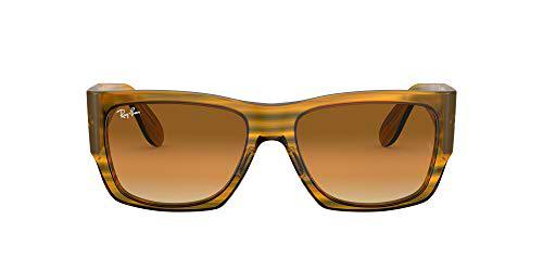 Ray-Ban 0RB2187 Gafas, Striped Yellow, 54 Unisex